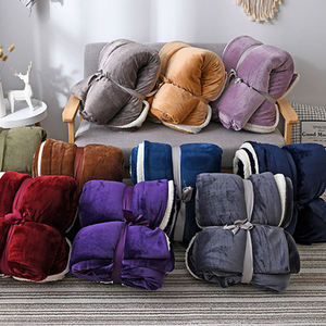 卸売シェニール格安ポリエステルカスタムシェルパフリースブランケットリバーシブルベビーブランケット（家庭用） - Product Image 2