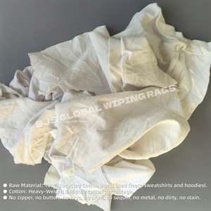 Paños de Limpieza Industriales de Algodón Puro, Paños de Algodón Blancos para Limpieza - Product Image 4