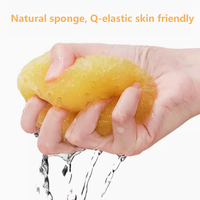 Écologique Grec Nid D'abeille Naturel Éponge De Mer Confortable Bébé Bain Peau Mains Application Brosse Ceinture Boule Pads Type