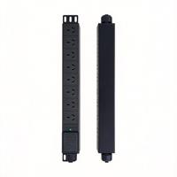 PDU Leayo 1U 8 prises 10A 32A 8000W avec entrée gauche pour salles de serveurs
