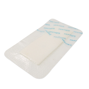 <span class=keywords><strong>Pansement</strong></span> <span class=keywords><strong>en</strong></span> mousse de <span class=keywords><strong>silicone</strong></span> avec bordure, OEM, adhésif 10*15cm, <span class=keywords><strong>pansement</strong></span> imperméable et doux <span class=keywords><strong>pour</strong></span> le soin des plaies - Product Image 4