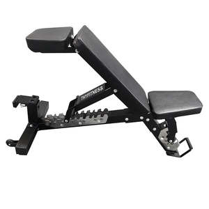 <span class=keywords><strong>Banc</strong></span> de musculation professionnel pour salle de sport Inclinaison plate à déclin réglable Caractéristiques de sécurité portables et durables - Product Image 2