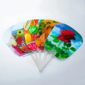 유명인사 렌즈 모양 팬/우상 그림을 가진 유명인사/손 팬의 3d handfan