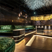 Meubles de bar de luxe sur mesure, tables pour boîtes de nuit et restaurants, canapés en forme de U et de L, ensembles de meubles pour chicha, meubles de restaurant