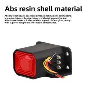 Silbato Eléctrico <span class=keywords><strong>para</strong></span> Coche y Moto, Bocina Impermeable <span class=keywords><strong>de</strong></span> Sonido Potente 12V/24V, Advertencia <span class=keywords><strong>de</strong></span> Marcha Atrás Universal Modificada <span class=keywords><strong>para</strong></span> Coche <span class=keywords><strong>de</strong></span> Pasajeros y Camión - Product Image 5