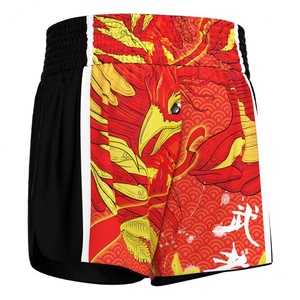 Shorts de Muay Thai Red Phoenix légers et durables pour le kickboxing, le MMA et le Muay Thai - Product Image 4