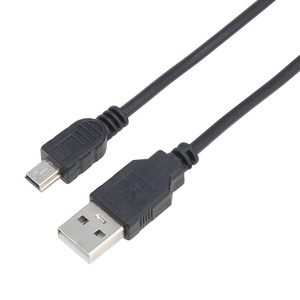 1M negro USB A macho a Mini 5Pin B <span class=keywords><strong>Cable</strong></span> <span class=keywords><strong>de</strong></span> <span class=keywords><strong>cargador</strong></span> <span class=keywords><strong>de</strong></span> carga <span class=keywords><strong>de</strong></span> sincronización <span class=keywords><strong>de</strong></span> datos para controlador <span class=keywords><strong>PS3</strong></span> - Product Image 4