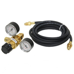 Régulateur de pression AR en cuivre de style américain M40, régulateur de pression d'argon, régulateur de pression de dioxyde de carbone CO2, filetage d'entrée CGA580. - Product Image 2