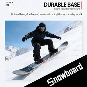 Nuevo Set <span class=keywords><strong>Completo</strong></span> de Snowboard para Hombre, Snowboard para Adultos Todo Terreno y para Saltos, <span class=keywords><strong>Equipo</strong></span> de Snowboard Personalizado para Estaciones de Esquí - Product Image 3
