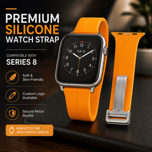 Correa de Reloj de Silicona de Lujo con Cierre Magnético de 38mm 45mm 49mm para Apple IWatch Serie 8 - Product Image 1
