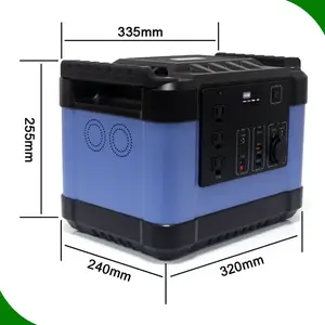 Banco de energía móvil portátil con salida de 220V y 110V CA, para camping, hogar, viajes, exterior e interior, emergencia, 500W, 1000W, 1500W, gran oferta