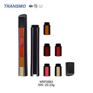 Emballage de rouge à lèvres de luxe en métal rechargeable, tube rond, emballage de rouge à lèvres de luxe, gloss à lèvres, tubes de marque privée - Product Image 1