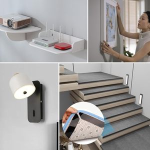 เทปตีนตุ๊กแก PVC แบบสองด้าน 16 ชิ้น 1 นิ้ว เอ็กซ์ 4 นิ้ว แถบกาวสำหรับงานหนัก - Product Image 5