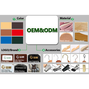 Perchas de Madera Gruesas de Lujo para Ropa, Perchas de Madera para Abrigos, Perchas Anchas para Trajes - Product Image 6