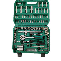 Adaptateur de douille à impact 94 pièces ensemble d'outils de voiture ensemble d'outils de réparation automatique ensemble de boîte à outils Kit de réparation de filetage de bougie d'allumage de voiture