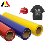 Rouleaux de vinyle PVC HTV pour transfert thermique à haute température, vente en gros EXTREME, pour vêtements, t-shirts - Facile à couper, à désherber, lavable