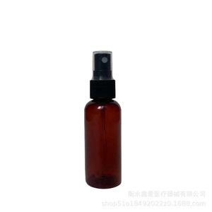 Pet Spray <b>Bottle</b> 50Ml Press <b>Pump</b> <b>Dispenser</b> For Personal Care Cylinder Shape Sealing Type - Product Image 5