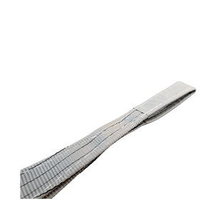 Carga pesada 4000kg Eslinga de correas de poliéster gris Uso industrial sin fin redondo para transporte de tracción de elevación seguro - Product Image 6