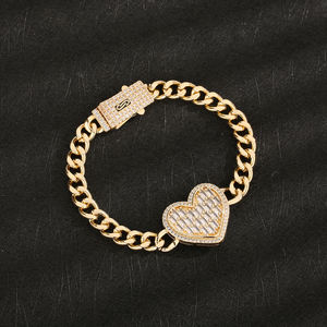 Commercio all'ingrosso Hip Hop Love Stone Beads bracciale impermeabile alla moda braccialetto regalo per le donne - Product Image 2