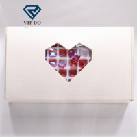 Prix de gros pointe magique fond carré coupe zircon pierre nue ongle autocollant diamant bricolage épingle à cheveux sac à chaussures bijoux strass