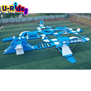 Venta al por mayor equipo de aventura flotante gran parque acuático inflable al aire libre para niños y adultos en aguas oceánicas - Product Image 4