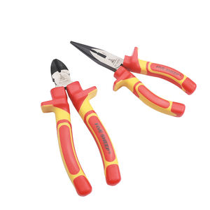Alicates Aislados <span class=keywords><strong>VED</strong></span> OEM de Acero al Cromo Molibdeno, Grado Industrial, Duraderos, Resistentes a Alto Voltaje, de Corte, con Protección ESD, Biselados - Product Image 4