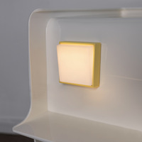Lampe de table LED rechargeable par USB 5V, veilleuse, commande tactile, ABS, protection des yeux, magnétique, minuterie, chambre à coucher, chevet