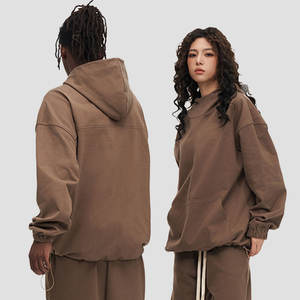 Sudadera con Capucha Personalizada para Hombre, Estilo Urbano, 100% Algodón, Gruesa, Holgada, con Bolsillos, para Otoño - Product Image 2