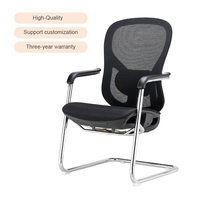 Chaise de bureau ergonomique moderne en maille pour la maison, le bureau et l'école. Durable et facile à nettoyer, couleur personnalisable