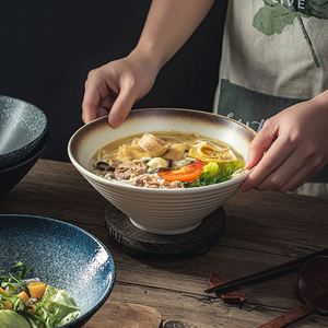 ชามใส่บะหมี่ในชามเซรามิกลายครามขนาดใหญ่สำหรับรับประทานอาหารร้านอาหารสไตล์ญี่ปุ่นขนาด7/8/9นิ้ว - Product Image 3