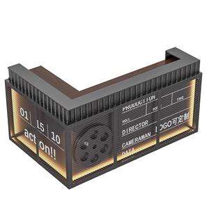 Barra de entrada de estilo industrial, caja registradora, contador de belleza para coche, sala de Escape, Mostrador de entretenimiento con guión, recepción, gimnasio delantero - Product Image 5