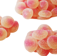 Anak-anak lembut permen makanan ringan asam pasir Lychee kue Gummies permen cair