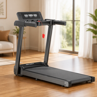 Tapis roulant électrique pour la maison, machine de course motorisée avec absorption des chocs pour la salle de sport, équipement de fitness, entraînement en intérieur et utilisation à domicile