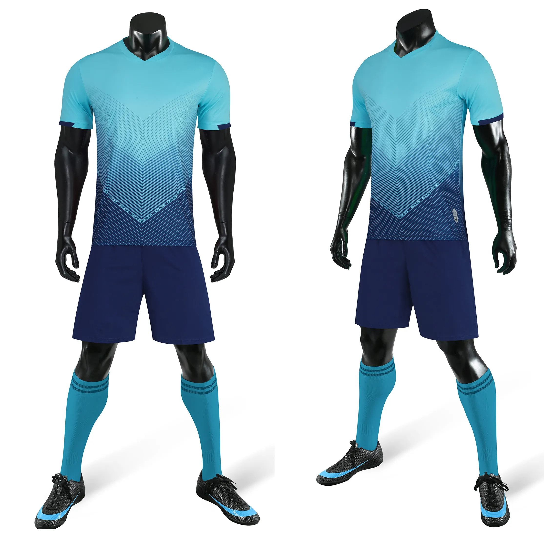 Großhandel New Design Jersey Fußball Fußball Hot Selling Custom Ihr Logo Fußball Shirt