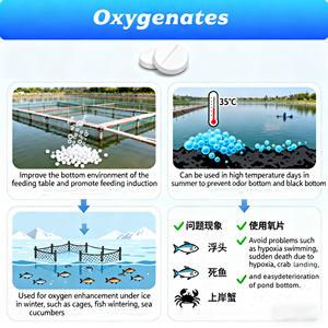 Tabletas de Oxígeno de Liberación Lenta para Estanques de Peces, Camarones y Cangrejos (12% Oxígeno) 200g/400g para el Fondo - Product Image 5