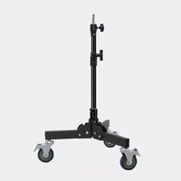 Support de lampadaire 25cm/80cm avec roues Heavy Duty Camera Softbox Video Light Tripod Profession Tabletop Stands