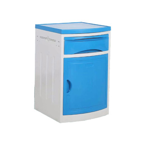 Medical ABS Plastic <b>Bedside</b> Table Hospital Nursing <b>Storage</b> Cabinet Rectangle Leg Base Commercial Use - Product Image 5
