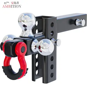 Ambition สามบอลยึดลูกบอลกันสั่นพร้อมตะขอและหมุดและรอกหมุนได้3นิ้วสามารถปรับขนาดได้ดีไซน์ใหม่ - Product Image 2