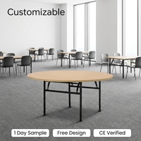 Meubles de bibliothèque scolaire, table de lecture ronde pour bibliothèque et salle de lecture
