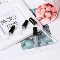 Fantaisie De Luxe En Gros Rond 2ml 3ml 5ml 10ml Mini Vide Clair Vaporisateur Verre Parfum Échantillon Atomiseur Testeur Huile Emballage