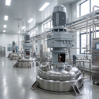Mélangeur de liquides automatique en acier inoxydable industriel pour réacteur chimique, agitateur à cisaillement élevé, capacité personnalisable