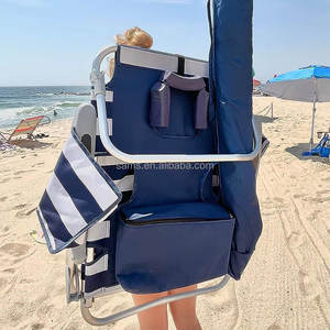 <span class=keywords><strong>Silla</strong></span> de playa plegable <span class=keywords><strong>reclinable</strong></span> de bolsillo de 5 posiciones de diseño moderno sillas de pesca con bolsa más fresca - Product Image 2
