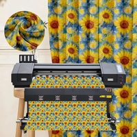 Mesin Cetak Digital 1300mm Solvent Printer 2400DPI CMYK untuk Wallpaper, Kanvas, dan Stiker, Pasokan Pabrik