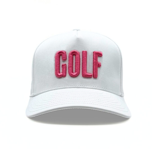 Vente en gros Casquette de golf camionneur 5 panneaux imperméable de haute qualité découpée au laser avec logo et lettre brodée en 3D pour hommes et femmes - Product Image 1