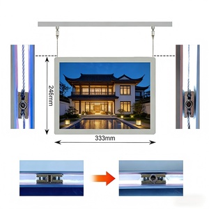 Advertising <b>Crystal</b> Led Light Boxes A1/A2/A3/A4 Ultra Slim Acrylic Panel Waterproof Eco-friendly Lighting Box for Photo Poster - Product Image 1