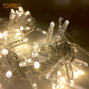 Per TOPREX 10m luci a LED gialle luci impermeabili per decorazioni per la casa all'aperto <span class=keywords><strong>soffitto</strong></span> a tema natalizio in plastica - Product Image 1