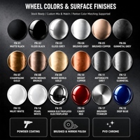 Jantes concaves profondes noires polies personnalisées JWYC, 18-24 pouces, en alliage forgé pour BMW, Audi, Benz, Porsche, Tesla