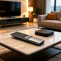 Control Remoto IR de 17 Teclas Personalizado OEM ODM, Carcasa de ABS Compatible con Android TV Box y Smart TV, Directo de Fábrica