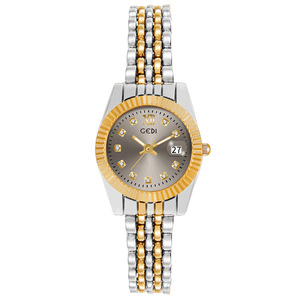 2025 nuevo reloj elegante para mujer elegante correa de acero inoxidable con diamantes de imitación reloj de pulsera Simple y elegante - Product Image 2