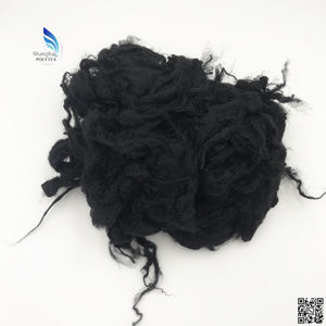 고품질 원시 흰색과 염색 viscose/레이온 스테이플 섬유 최고의 가격 - Product Image 2